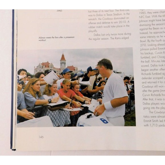 Dallas Cowboys Our Story Authorized Pictorial History by Jeff Guinn 1996 HBDJ - Picture 10 of 12